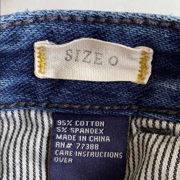 Madewell Medium Wash Skinny Jeans Sz 0 - Picture 9 of 12
